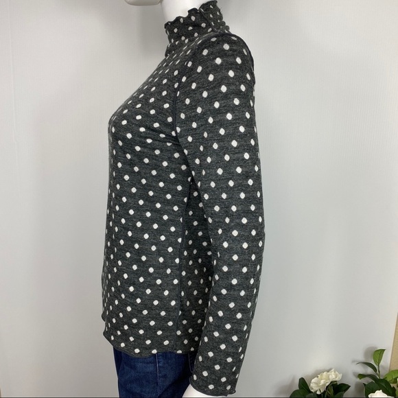 Trisha Tyler S Polka Dots Long Sleeve Knit Top - Picture 2 of 13